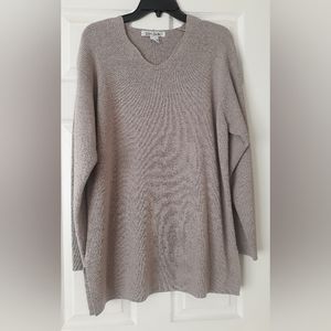 Ladies ellen ashley taupe sweater